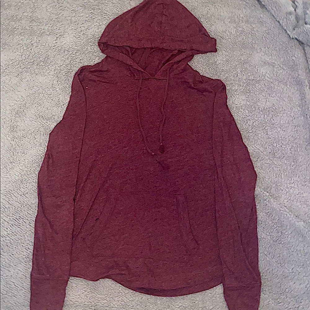 Maroon (form fitting) Hoodie, Aeropostale